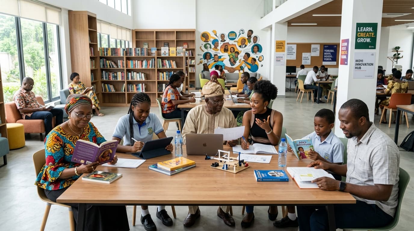 Members of a community collaborating with Ecodite Foundation
